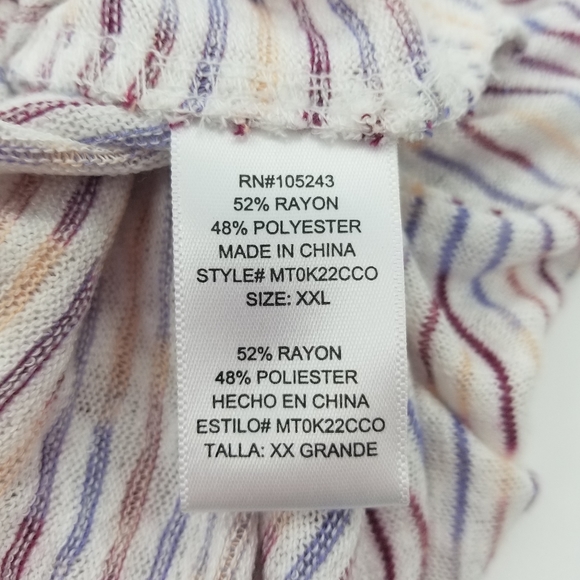 Collection by Bobeau Striped Lightweight Top - NWT - Picture 8 of 8